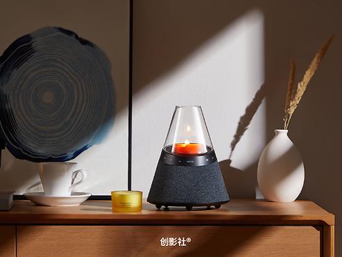 香薰蓝牙音响摄影 | 创影社视觉 声光气韵的四重奏